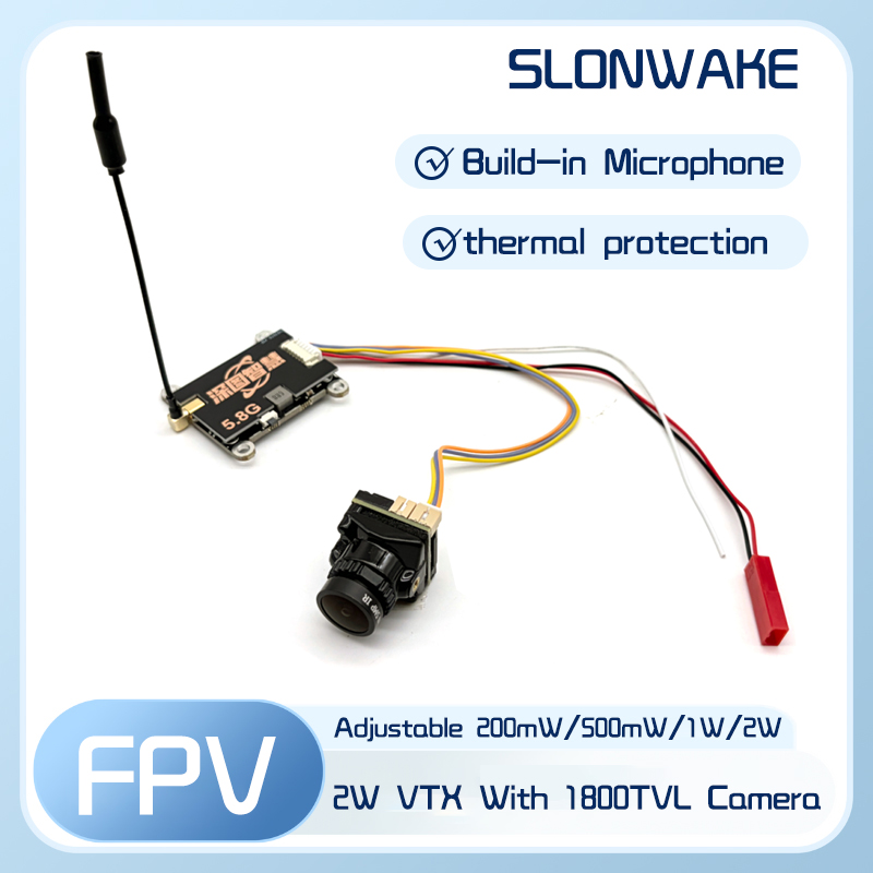 Fpv Camera Cmos - SLONWAKE 5.8G 56CH 2W передатчик VTX
