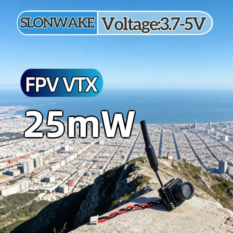 Drone Rc Controller And Receiver - SLONWAKE FPV 25 мВт интегрированный видеопередатчик