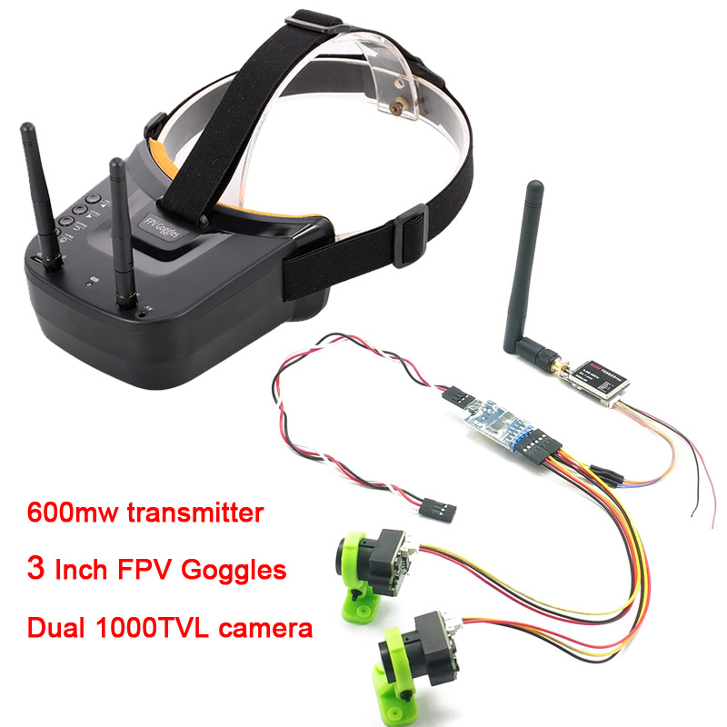 Fpv Camera Cmos - 3-канальная двойная видеокамера CMOS 1000TVL fpv