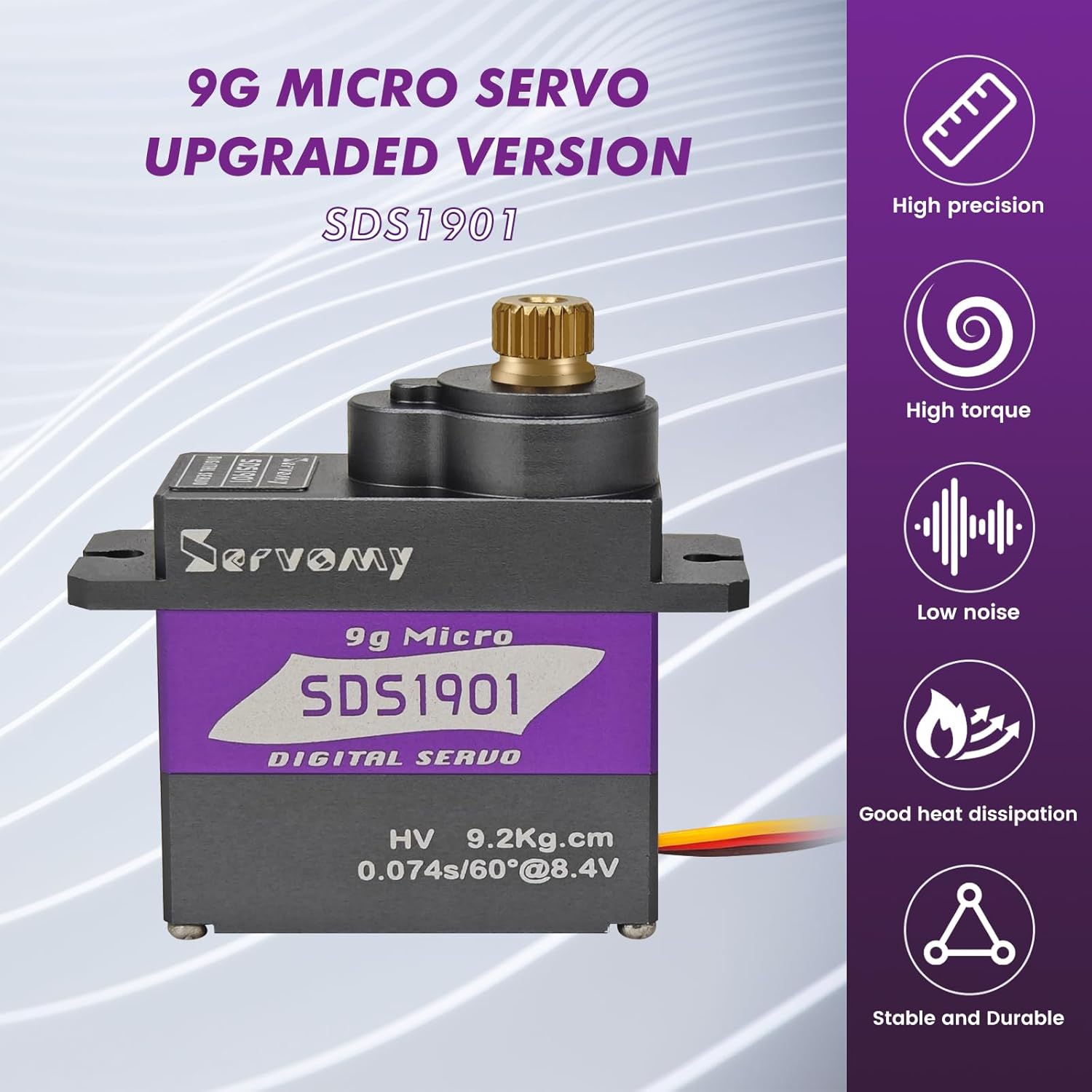 Drone And Car - SERVOMY-SDS1901 Цифровой 9G микросердечник 9 кг