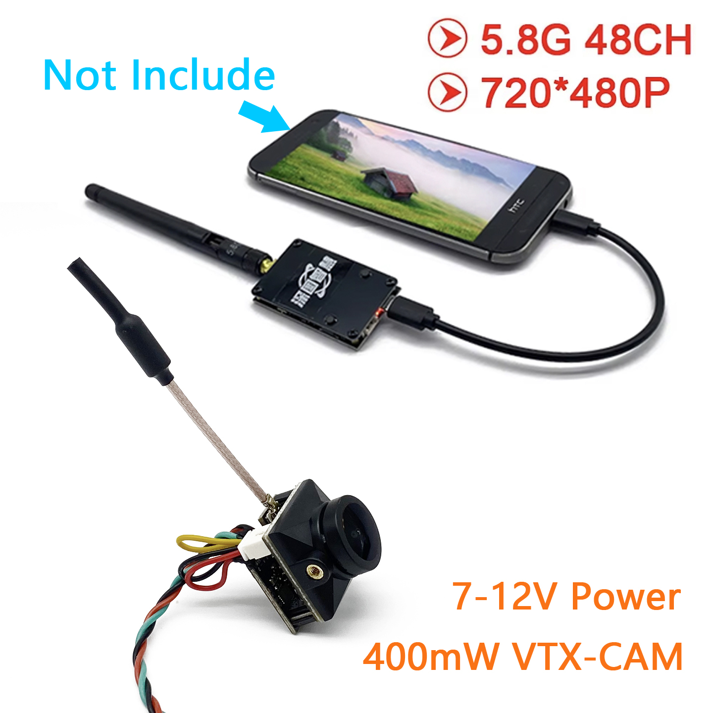 Fpv Camera Cmos - SLONWAKE 5.8G аналоговый UVC OTG приемник