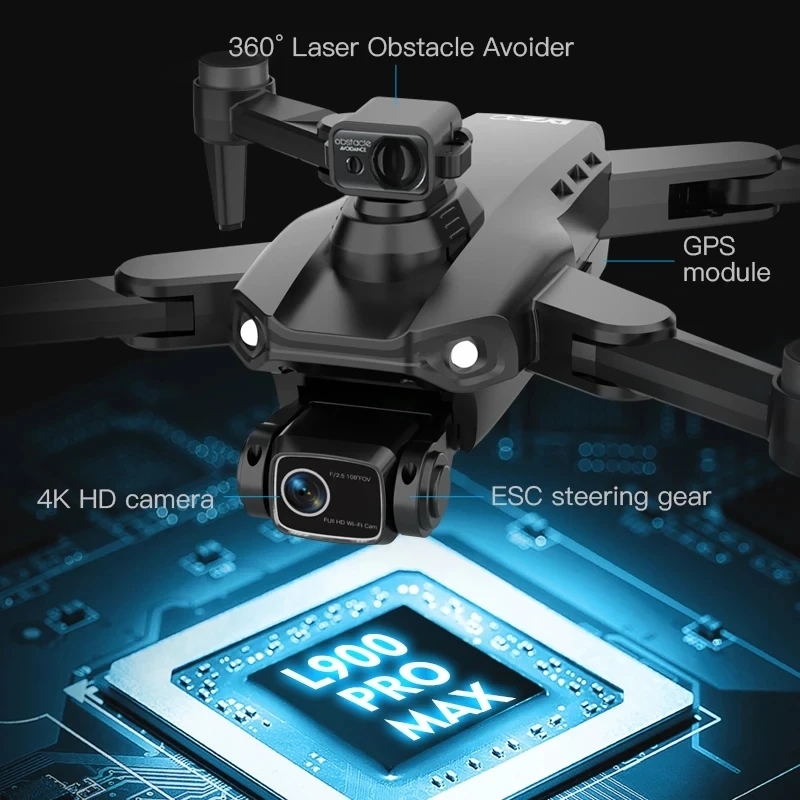 L900 Pro MAX GPS Дрон 4K Профе – обзор и цена Drone Rc Leading