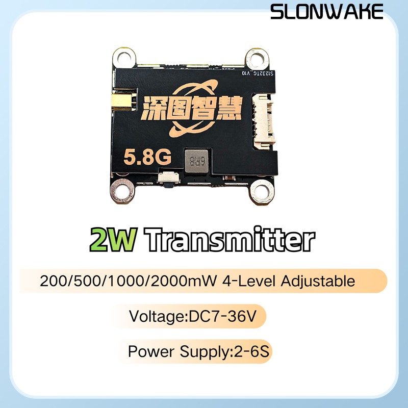 SLONWAKE 5.8G 56CH 2W передатч – обзор и цена Fpv Camera Cmos