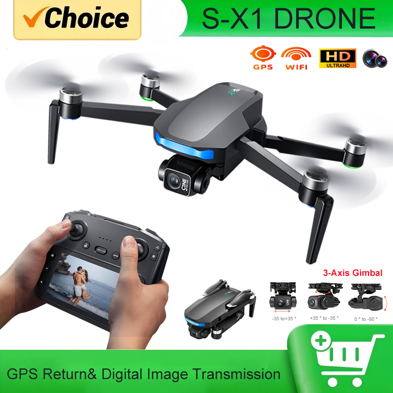 S-X1 MAX – GPS-дрон с 3-осевым – обзор и цена Drone X1 Rc