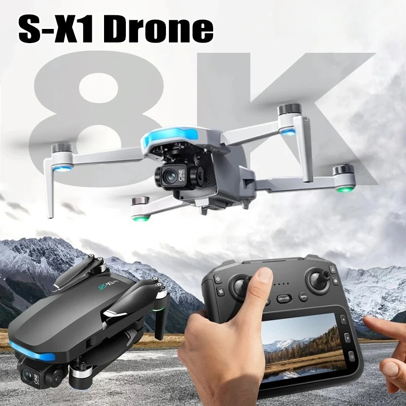 Оригинальный дрон S-X1 8K HD,  – обзор и цена Drone X1 Rc