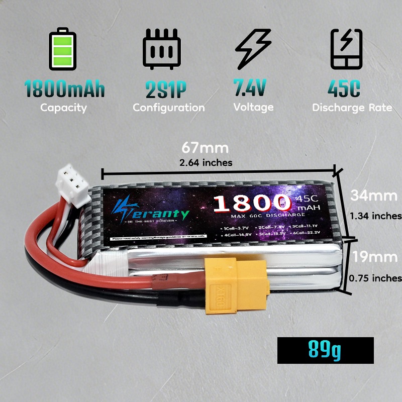Аккумулятор LiPo TERANTY 2S 3S – обзор и цена Drone Rc Leading