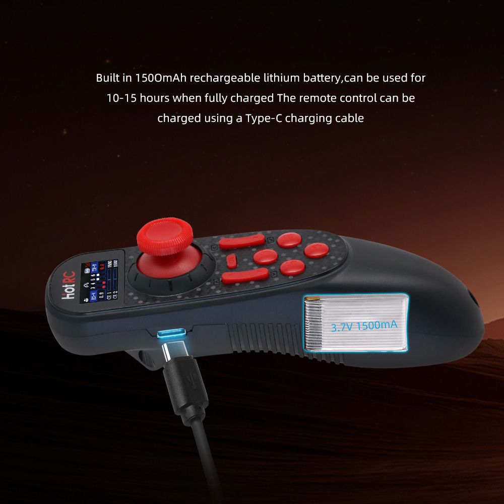 HOTRC DS-650/DS-600 2,4G 6-кан – обзор и цена Joystick Rc Drone