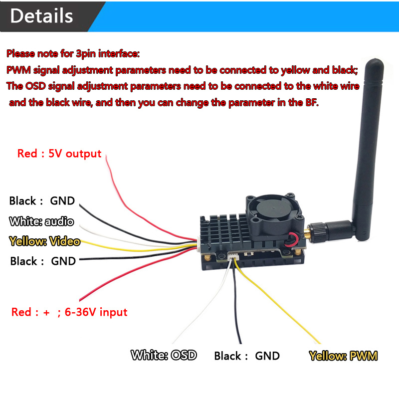 Ультрамощный 5,8 МВт FPV VTX б – обзор и цена Joystick Rc Drone