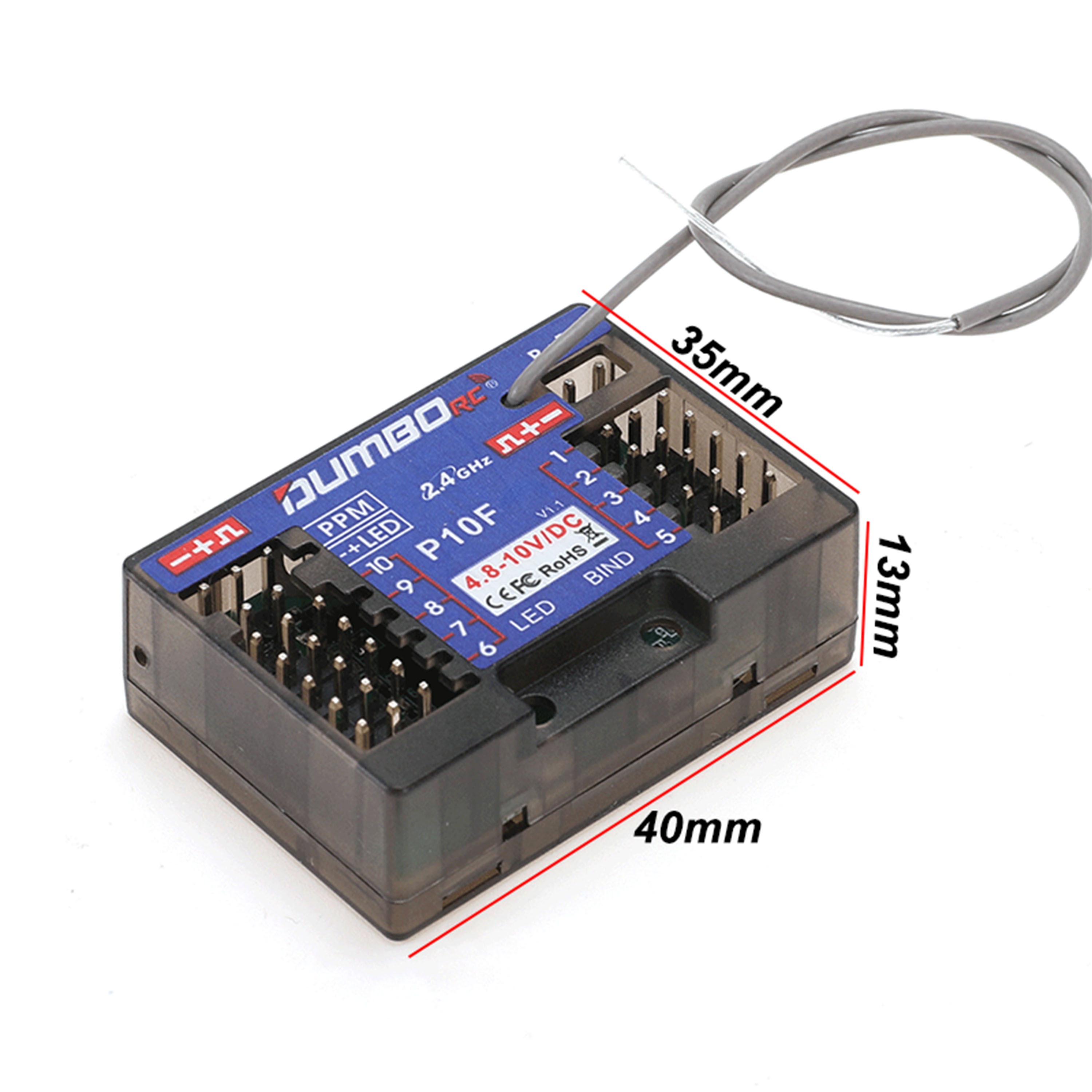 DUMBORC P10F P10FG 10CH 2,4 ГГ – обзор и цена Drone Rc Controller And Receiver