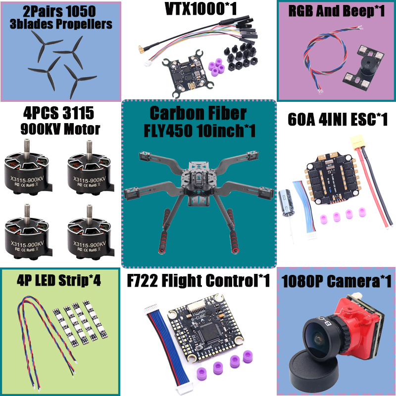 B-CUBE Open Source Новый Умный – обзор и цена Heavy Lift Drone Frame