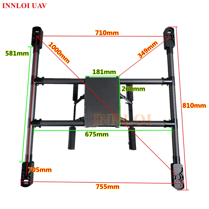 Рама для квадрокоптера XAERO D – обзор и цена Heavy Lift Drone Frame